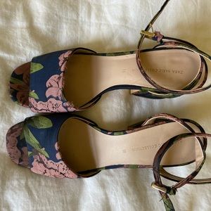 Zara block heel sandal